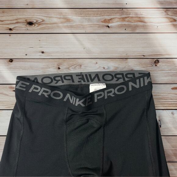 New Nike Pro Dri FIT Compression Pants Black Athletic Boys Extra Large - Picture 7 of 11